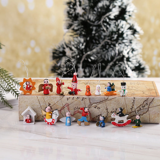 Adorno Navideño de Madera Colgante Pequeño - Image 9