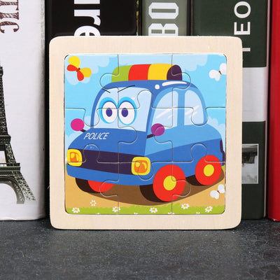 Puzzle de Madera 3D Animales Infantil 9 Piezas con Diseño de Dibujos Animados - Image 33