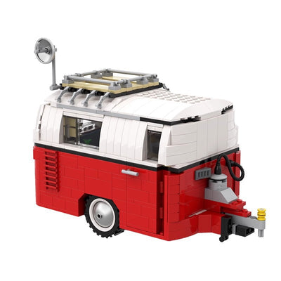 Juego de Bloques de Construcción RV Trailer T1 - Micro Piezas