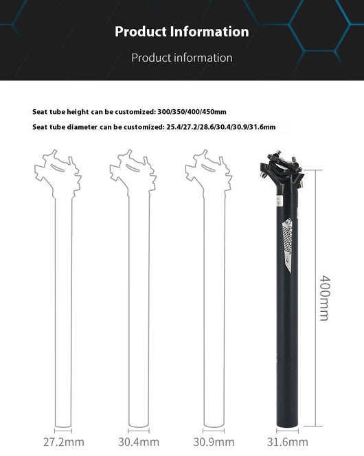 Tubo de Asiento de Aluminio para Bicicleta de Montaña - Image 17