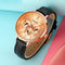 Reloj de Cuero Genuino para Mujer con Diseño Retro y Correa de Seis Pasadores