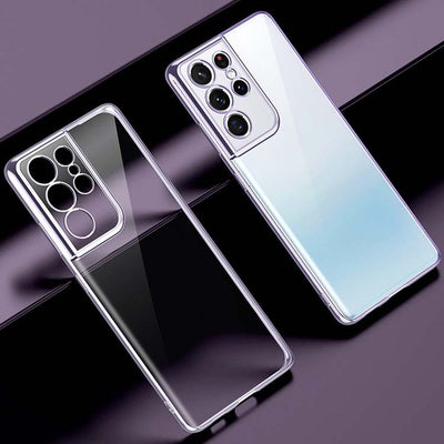 Funda Transparente S21 Electrochapada Ultra Delgada Antigolpes - Image 12