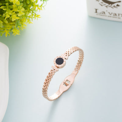 Aretes de Oro Rosa con Pulsera de Moda para Mujer - Image 2
