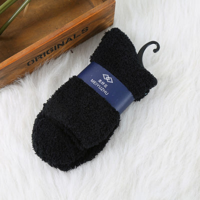 Calcetines de Coral Fleece Gruesos y Cálidos para Hombre - Image 9