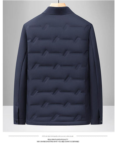 Chaqueta Acolchada Corta para Hombre - Abrigo Cálido y Elegante para Otoño Invierno - Image 26