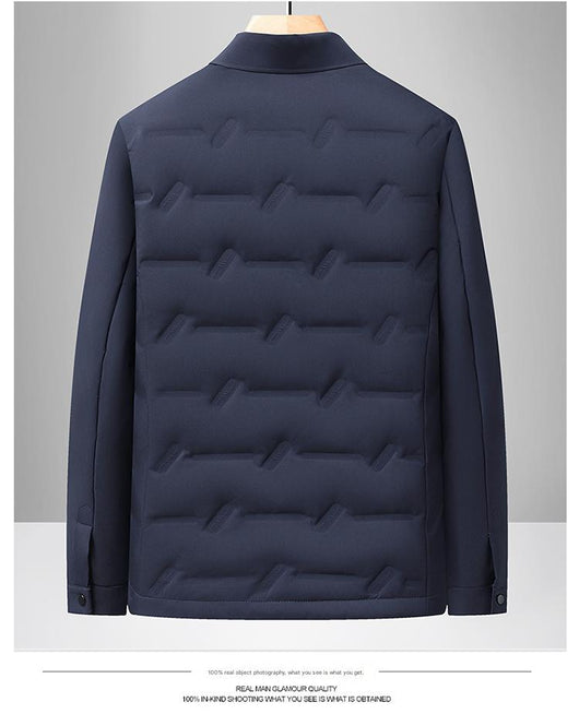 Chaqueta Acolchada Corta para Hombre - Abrigo Cálido y Elegante para Otoño Invierno - Image 26
