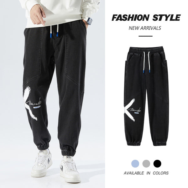 Jeans Casuales Azules Lavados de Talle Medio con Micro-Elasticidad