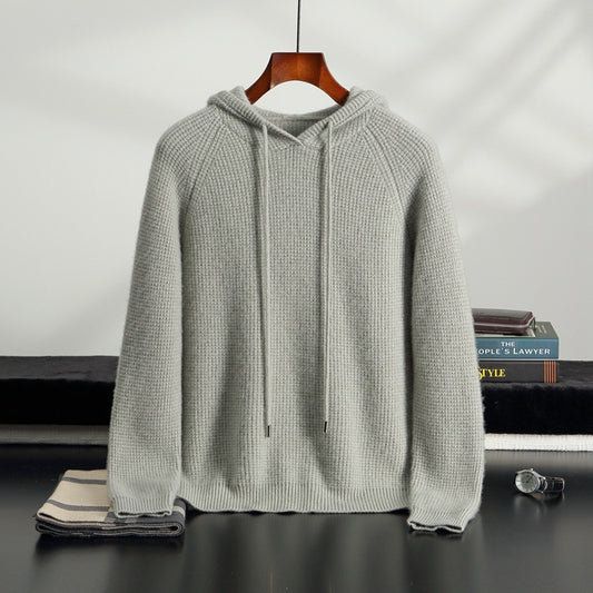 Suéter de Cachemira con Capucha para Otoño e Invierno - Image 2