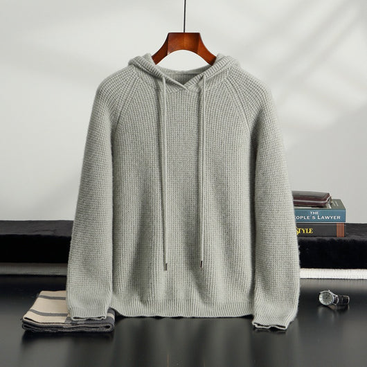 Suéter de Cachemira con Capucha para Otoño e Invierno - Image 2