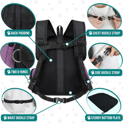 Mochila Transportadora para Perros - Bolsa de Viaje Portátil y Respirable - Image 12