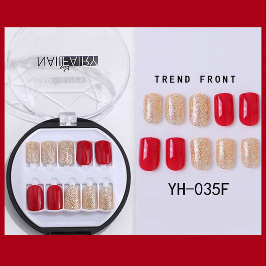 Uñas Postizas Coreanas Removibles Waterproof - Set 30 Piezas Manicura Instantánea - Image 20