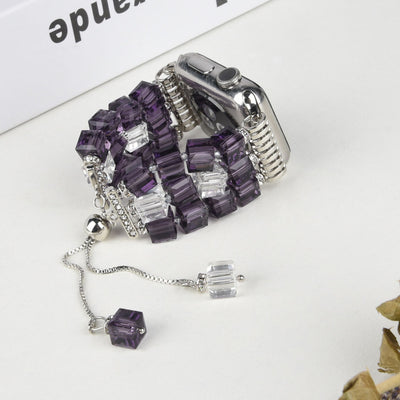 Correa de Reloj Cristal Cuadrado Grande con Elasticidad - Image 15