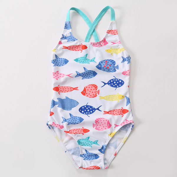 Traje de Baño Infantil sin Mangas - Cómodo y Seguro para Niñas
