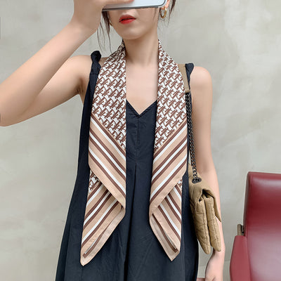 Pañuelo de Seda Twill Grande 90cm para Mujer - Image 61