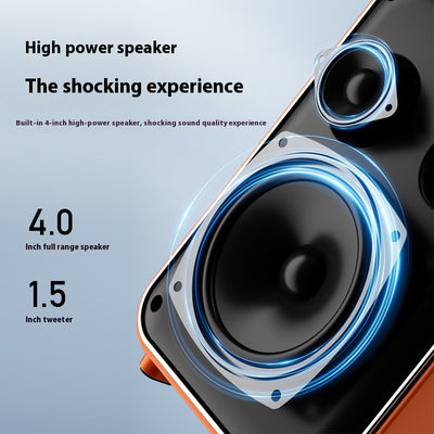 Parlante Bluetooth Portátil para Karaoke Exterior - Image 3