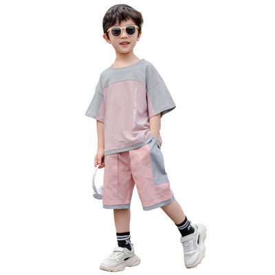 Conjunto Escolar Infantil de Dos Piezas: Blusa Manga Corta y Pantalón - Image 2