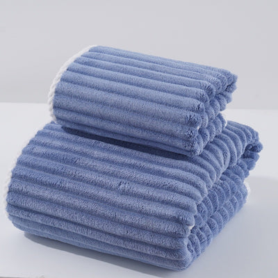 Toalla Facial Extragrande de Terciopelo Coral - Absorbente y Suave - Image 13