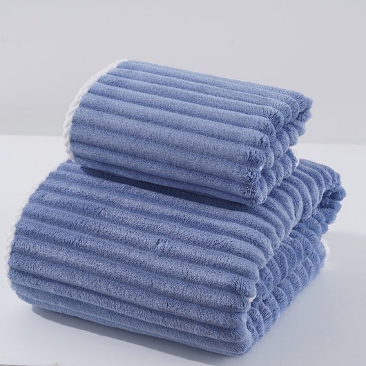 Toalla Facial Extragrande de Terciopelo Coral - Absorbente y Suave - Image 13