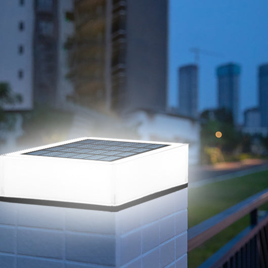 Faro Solar Cuadrado para Jardín y Patio - Iluminación Exterior Automática - Image 6