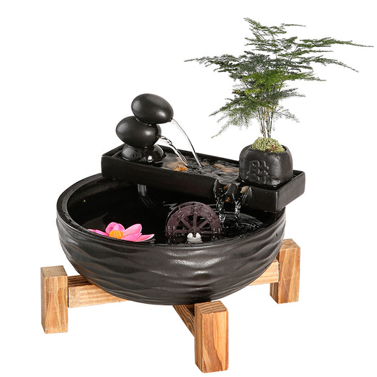 Fuente de Agua Decorativa para Escritorio Profesional - Image 12