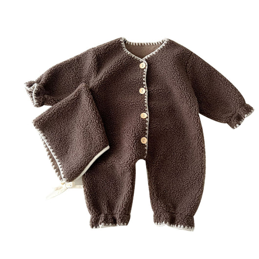 Mono Estilo Western para Bebé con Forro Polar - Enterizo Largo Acogedor - Image 3
