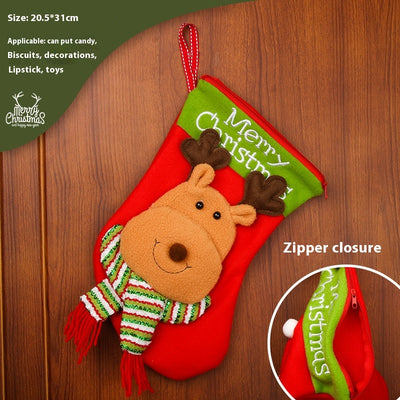 Medias Navideñas Decorativas - Juego de Tamaños Grande, Mediano y Pequeño - Image 27