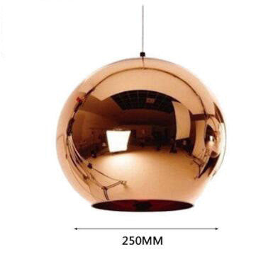 Lámpara Colgante de Cristal Espejo Efecto Espacio con Electrochapado - Image 8