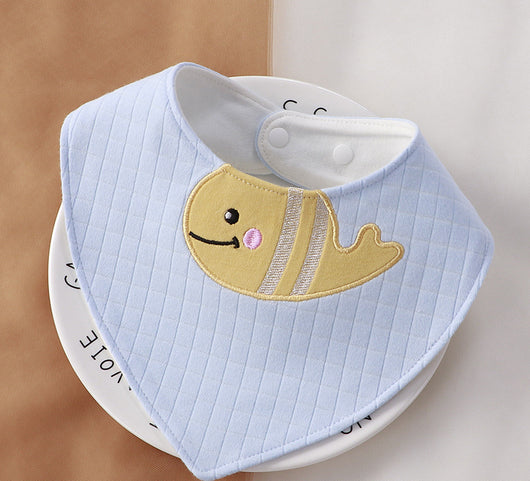 Babero de Algodón Suave para Bebé con Diseño de Dibujos Animados - Image 36