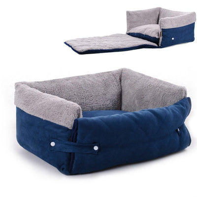 Cama Nido Reversible para Mascotas con Manta Removible - Image 6