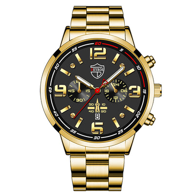 Reloj de Cuarzo para Hombre con Banda de Acero y Calendario Luminoso - Image 14