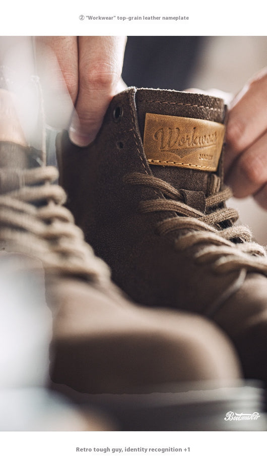 Botas Martin Retro Plataforma Gamuza Hombre - Estilo Casual Urbano - Image 14