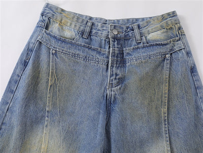 Pantalón Ancho con Diseño Deconstruido y Costuras Artesanales - Image 12