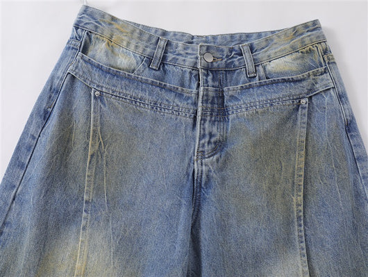Pantalón Ancho con Diseño Deconstruido y Costuras Artesanales - Image 12