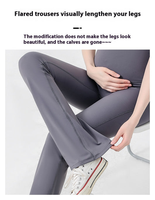 Pantalones Yoga Premamá Acampanados - Comodidad y Estilo para el Embarazo - Image 21