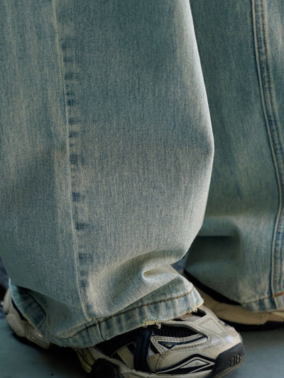 Pantalones Casuales Sueltos Azul Claro para Mujer - Corte Relajado y Cómodo - Image 16