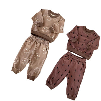 Conjunto de Sudadera Infantil Estilo Nórdico con Estampado - Image 6