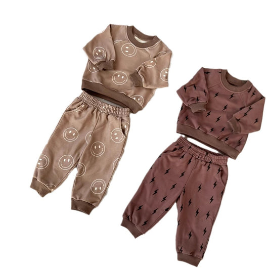 Conjunto de Sudadera Infantil Estilo Nórdico con Estampado - Image 6