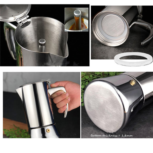 Cafetera de Acero Inoxidable Premium - Image 13