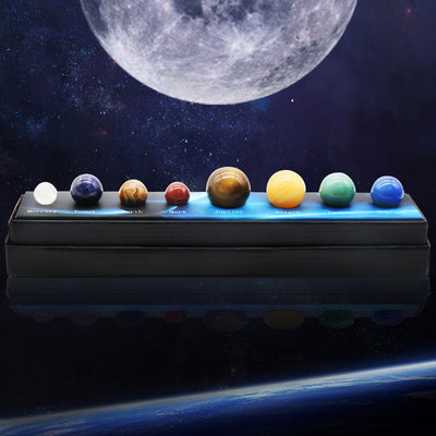 Conjunto de Piedras Naturales de los Ocho Planetas