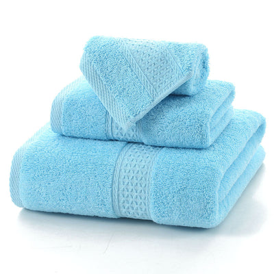 Juego de 3 Piezas Toallas de Algodón Pima con Pañuelo Jacquard Absorbente - Image 22