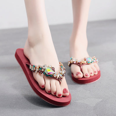 Sandalias Bohemias Planas para Playa - Chanclas Antideslizantes para Mujer - Image 4