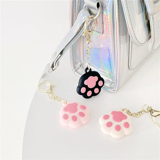 Localizador Antipérdida con Diseño de Garra de Gato - Llavero de Silicona
