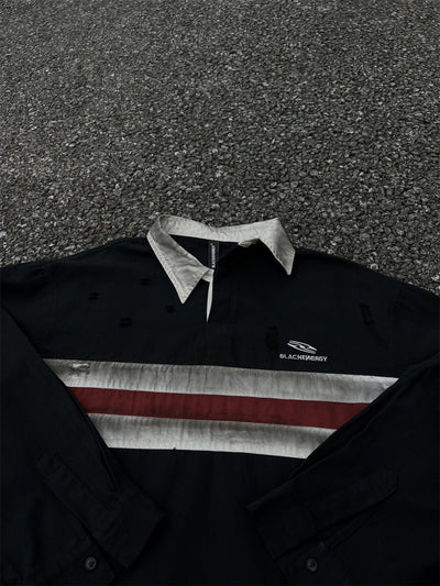 Polo Manga Larga con Contraste de Colores para Hombre - Image 15