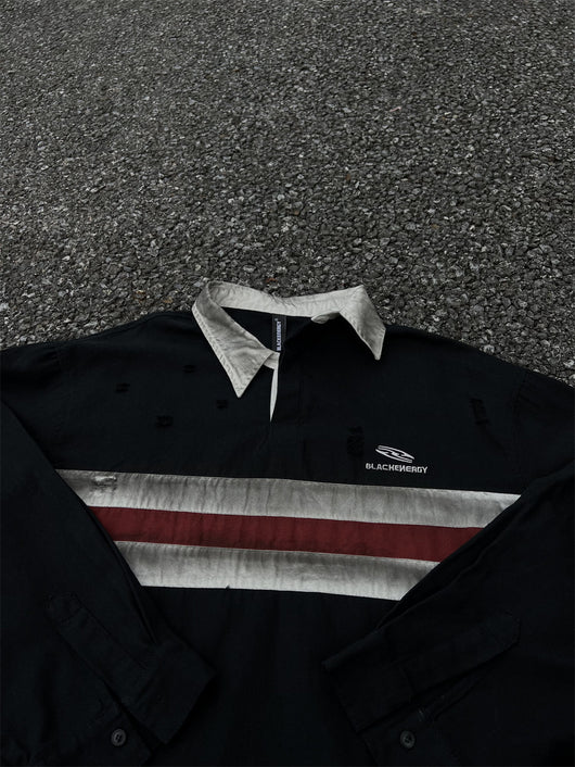 Polo Manga Larga con Contraste de Colores para Hombre - Image 15