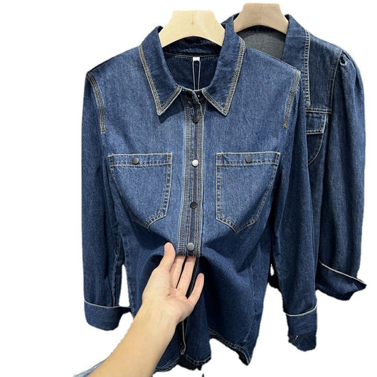 Blusa Retro Estratificada de Moda Casual - Image 5