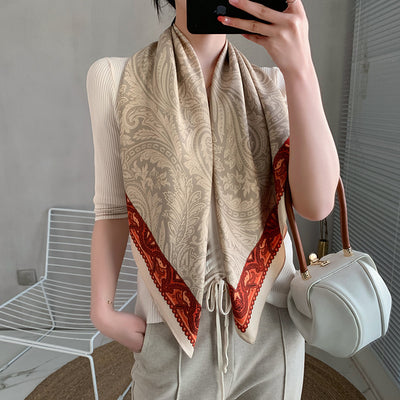 Pañuelo de Seda Twill Grande 90cm para Mujer - Image 20