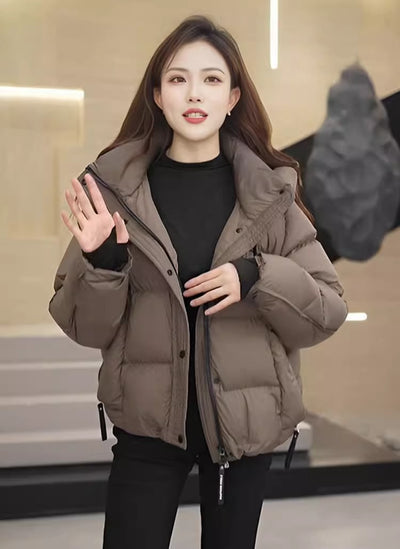 Chaqueta Corta de Algodón con Capucha - Corte Holgado y Cómodo - Image 18