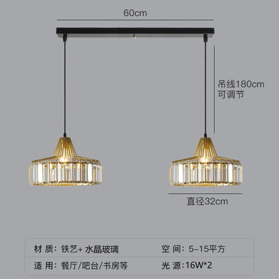Lámpara Colgante de Cristal Lujo Moderno para Dormitorio - Image 14