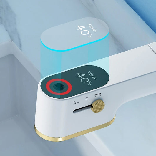 Grifo Digital de Baño con Pantalla Táctil, Rotación y Altura Ajustable - Image 13