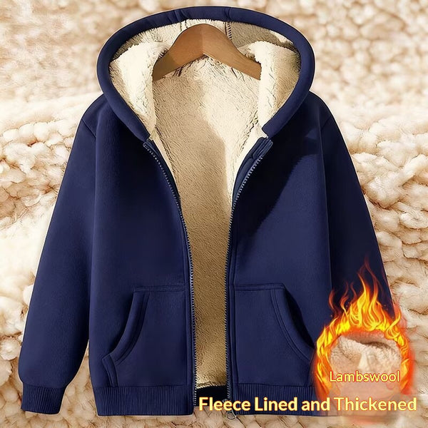 Sudadera Térmica Extra Gruesa Forrada en Polar para Hombre